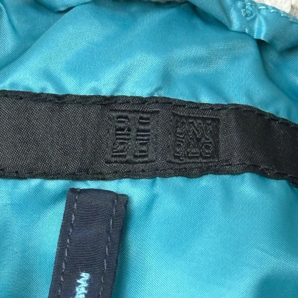 Uniqlo Kids Puffer Vest Navy Blue Corduroy Yoke Sherpa Lining unknown size
